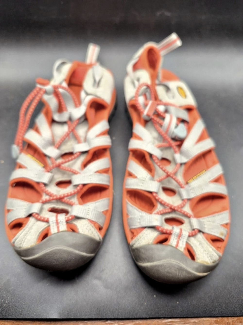 Keen Whisper Sandals Orange & Gray Strappy Sandals